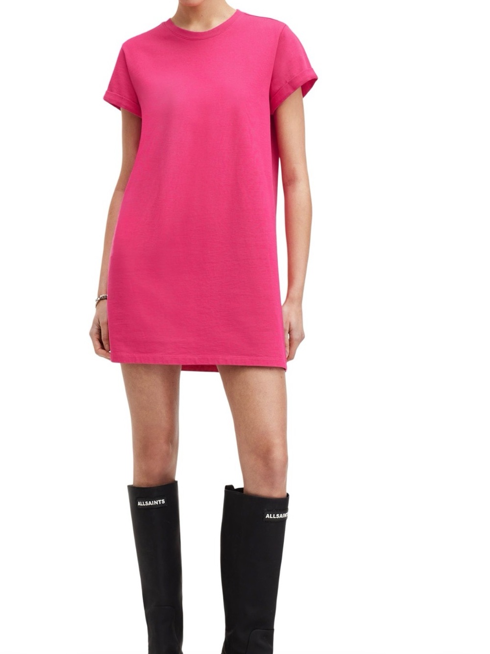 NWT All Saints Anna cotton mini dress